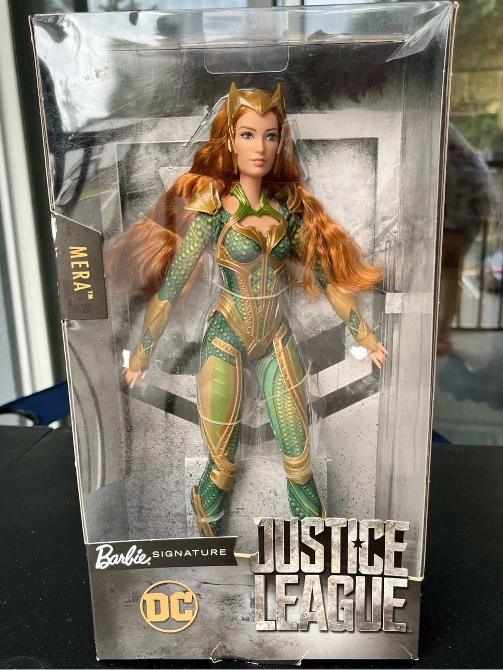 Barbie Signature DC Justice League Mera Aquaman in box